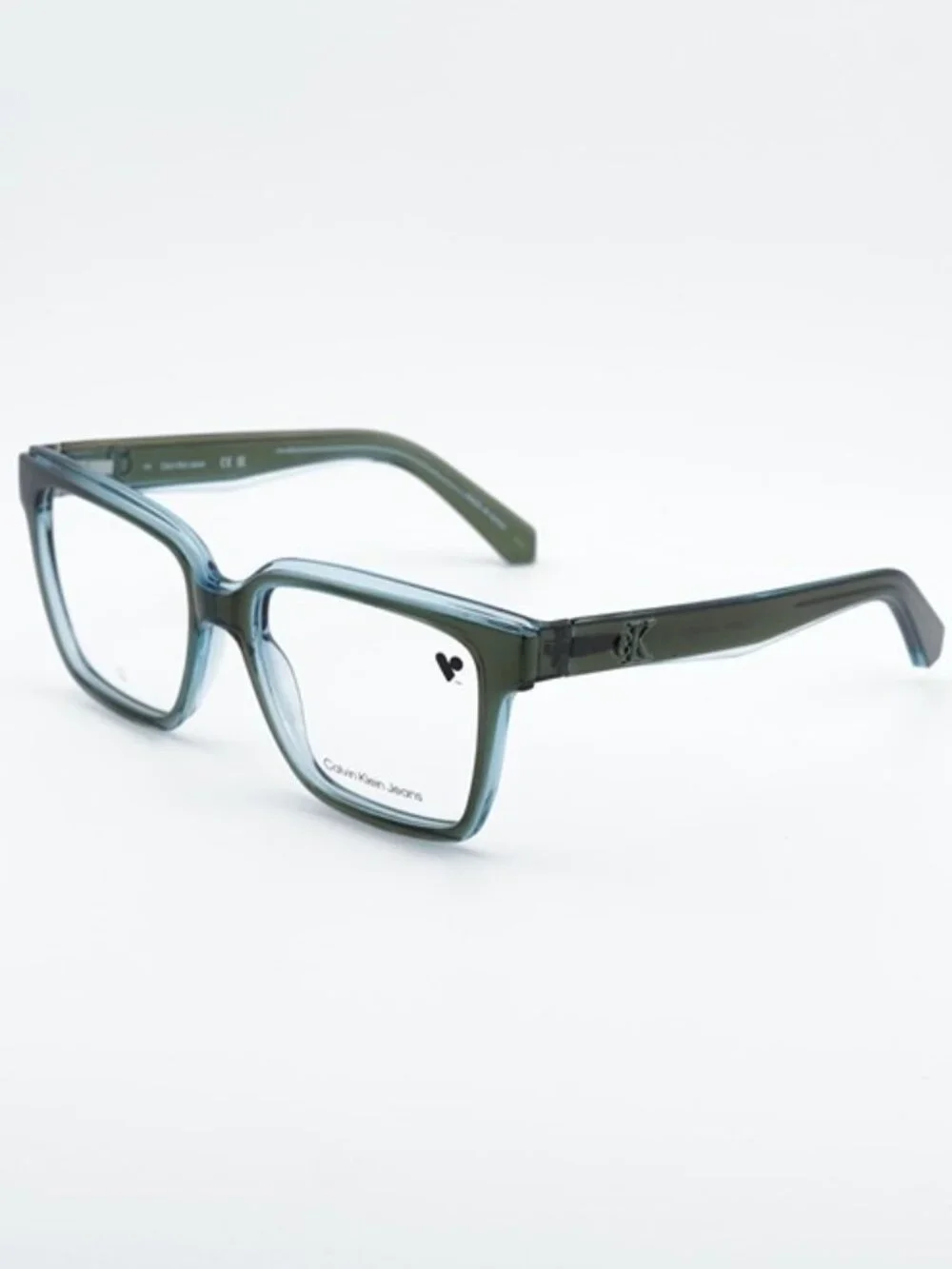 Calvin Klein Jeans CKJ24619 300 Eyeglasses Green 53mm Square Frame